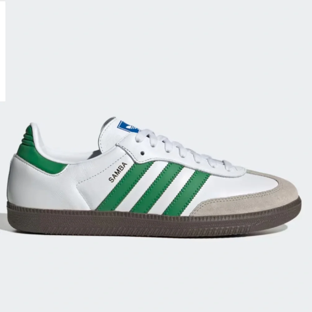 adidas Samba OG White/Green - Picture 1 of 12